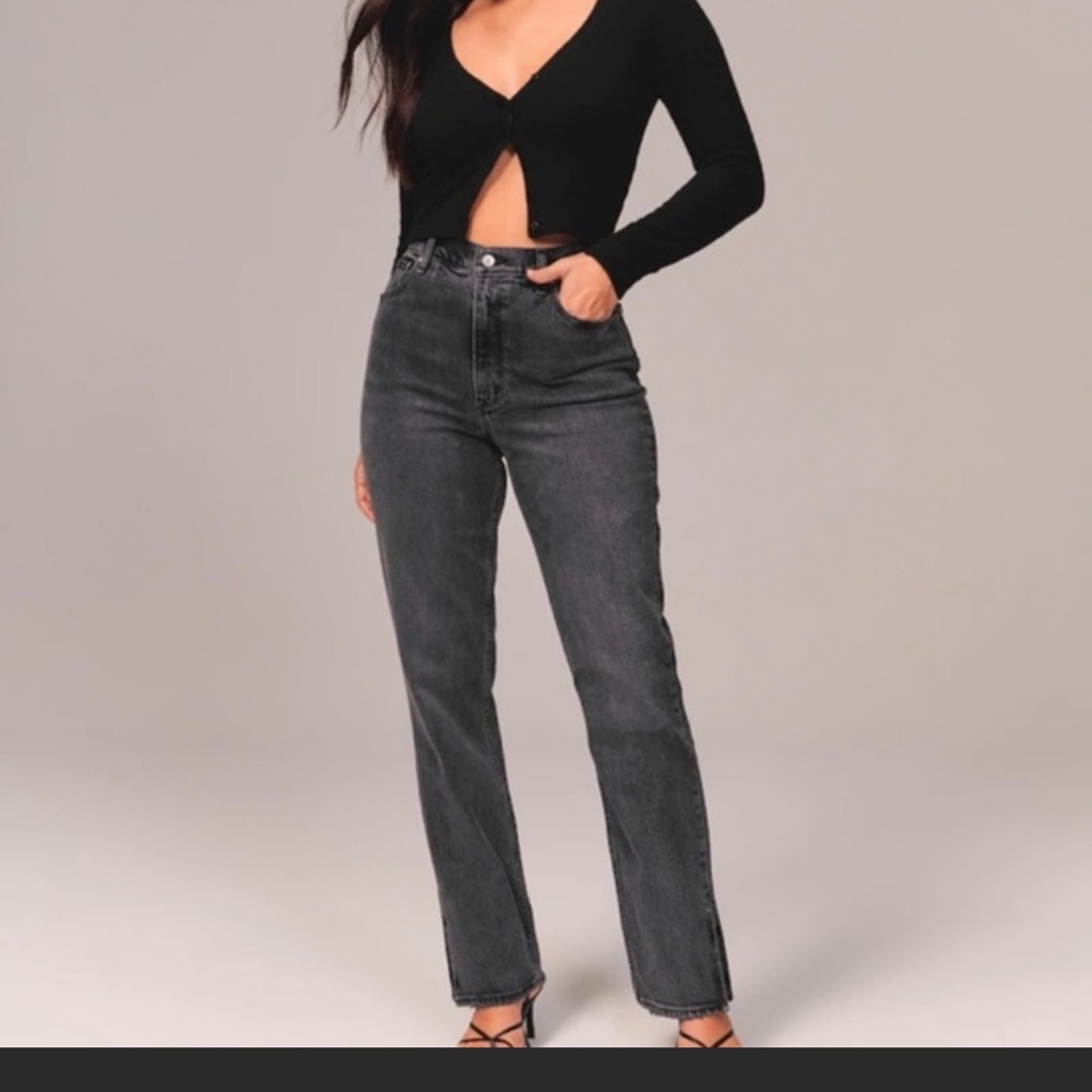 Abercrombie 90s Straight Ultra High Rise SZ 27R CL